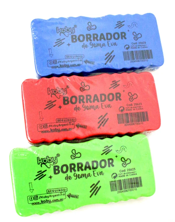 BORRADOR PIZARRA G.EVA SIFAP/KOBY 12X5cm