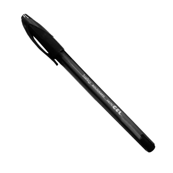 BOLIGRAFO KOBY TRIANGULAR SEMI GEL NEGRO 1.0M