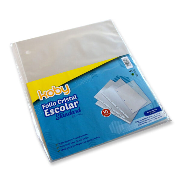 FOLIO ESCOLAR X 10  KOBY ESTANDAR