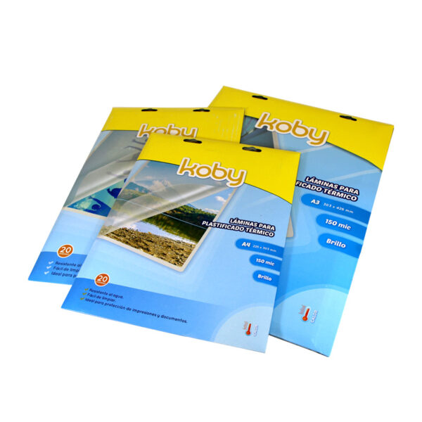 PLASTIFICADO KOBY CALIE 225X303 X20  A4