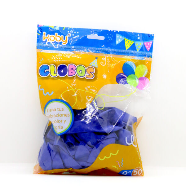 GLOBO COLOR LISO X 50 AZUL N?90