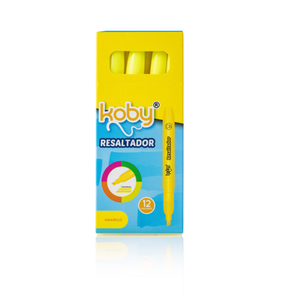 RESALTADOR KOBY REDONDO AMARILLO