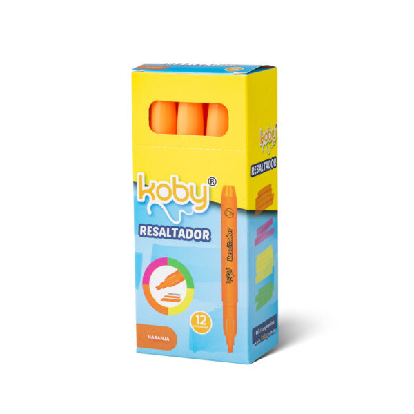 RESALTADOR KOBY REDONDO NARANJA