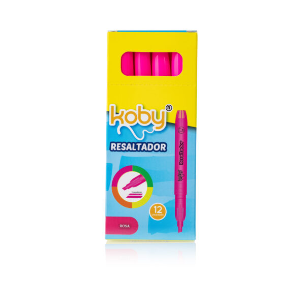 RESALTADOR KOBY REDONDO ROSA
