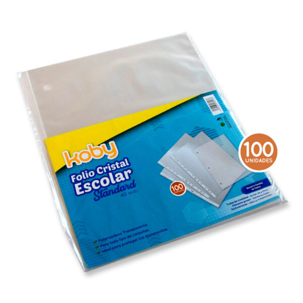 FOLIO ESCOLAR X100  KOBY STANDAR 40