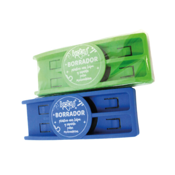 BORRADOR PIZARRA KOBY C/2 CAVID. 14X5CM