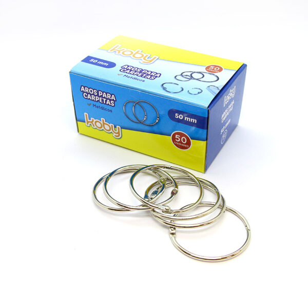 AROS DE CARPETA 50MM X 1 KOBY