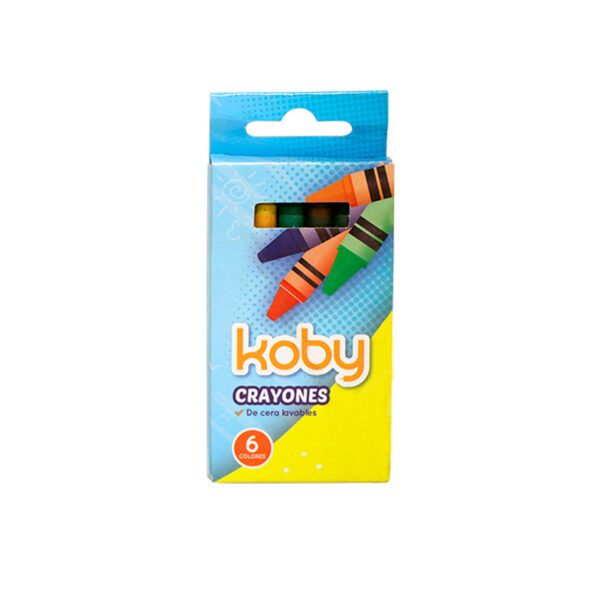 CRAYONES X  6 KOBY