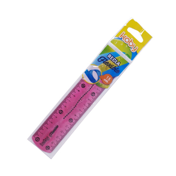 REGLA  15CM  FLEXIBLE KOBY 0081