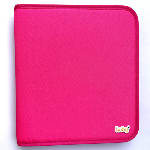 CARPETA 3X40 CIERRE KOBY LISA FUCSIA 3