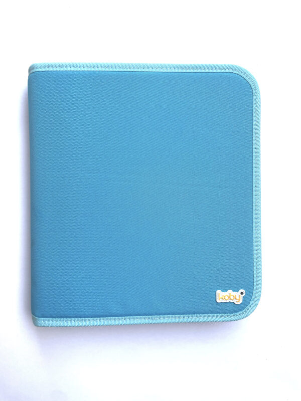 CARPETA 3X40 CIERRE KOBY LISA CELESTE 5