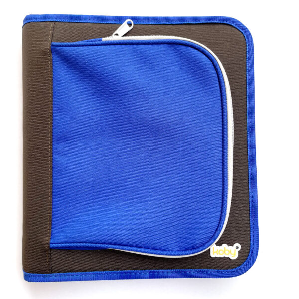 CARPETA 3X40 CIERRE KOBY C/CANOPLA NE/AZ 14