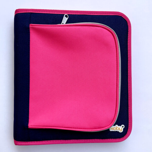 CARPETA 3X40 CIERRE KOBY C/CANOPLA AZ/FUC 15