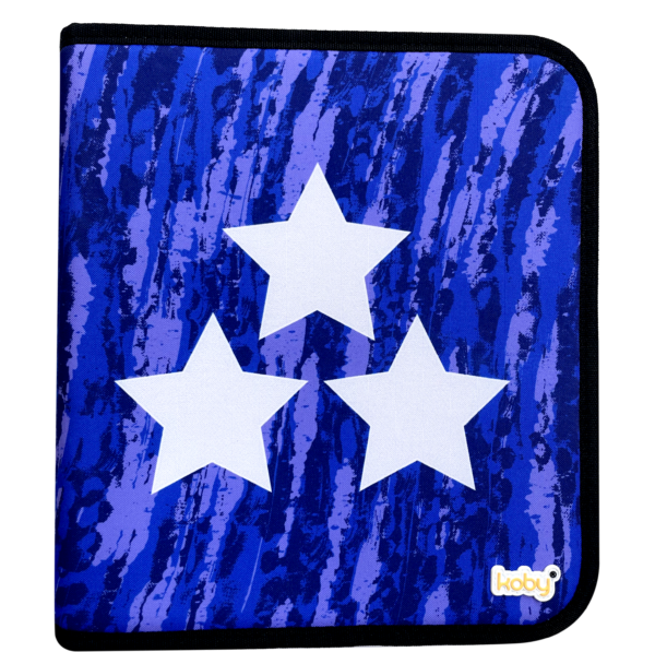 CARPETA 3X40 CIERRE KOBY ARG. 3 EST. AZUL 18