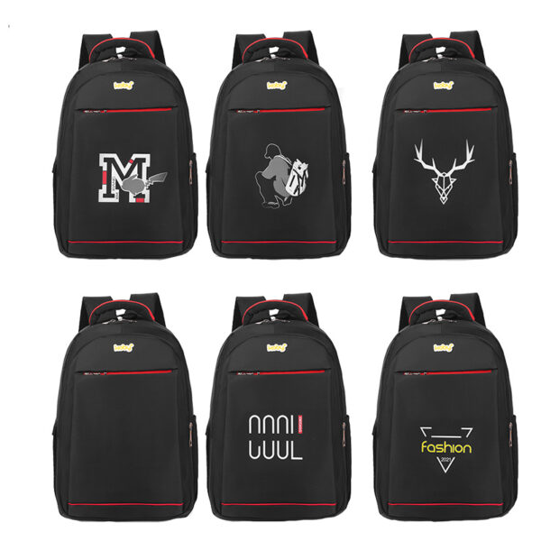 MOCHILA 18″ KOBY NEGRA ESTAMPA FRONTAL 8066#