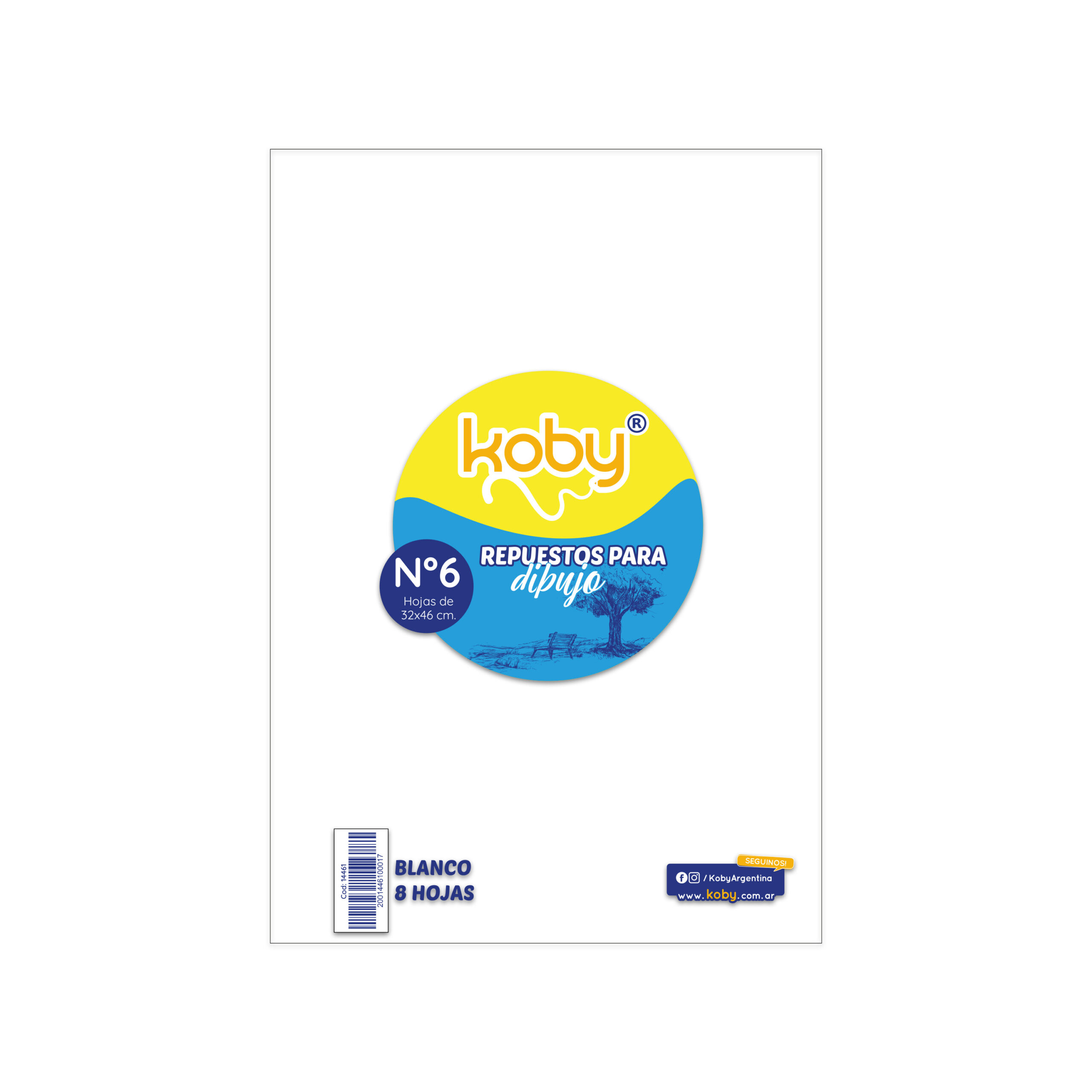 REPUESTO CANSON KOBY/MURESCO Nº 6 BLANCO