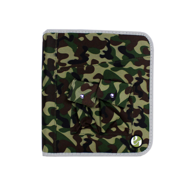 CARPETA 3X40 CIERRE KOBY 10295 MILITAR