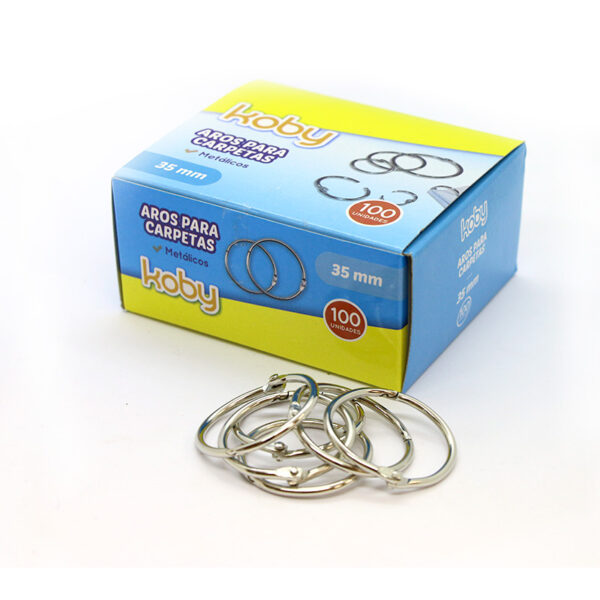 AROS DE CARPETA 35MM X 1 KOBY
