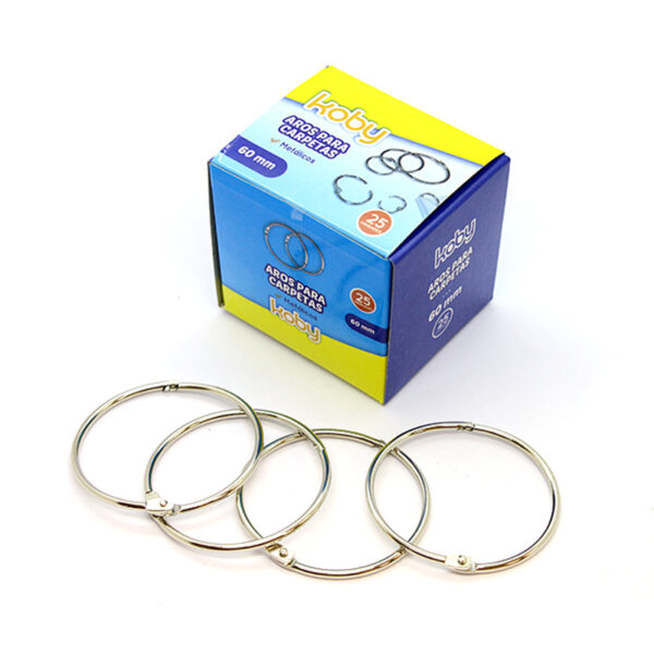 AROS DE CARPETA 60MM X 1 KOBY