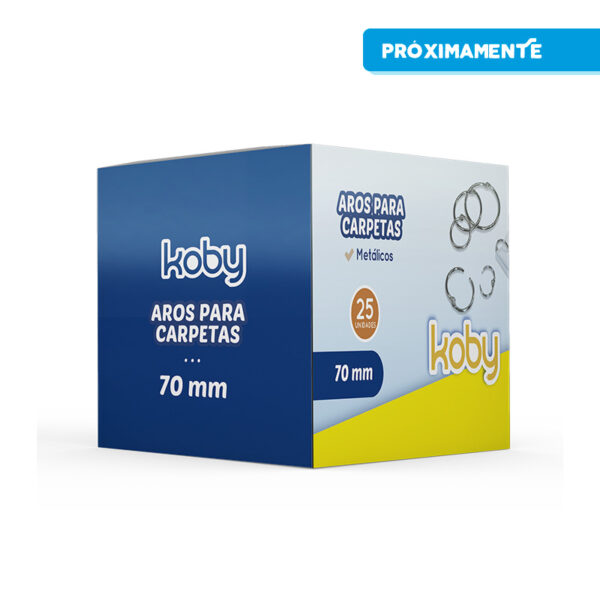 AROS DE CARPETA 70MM X 1 KOBY