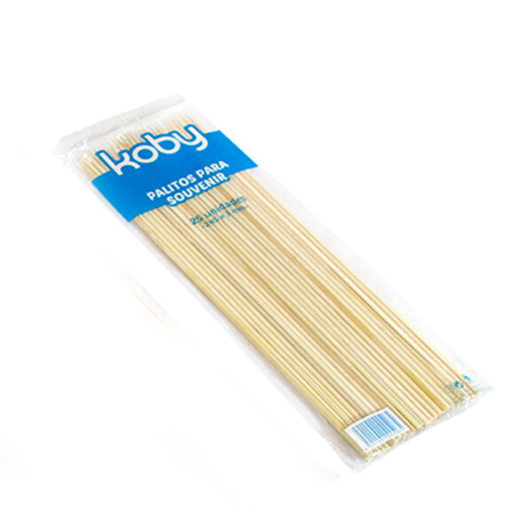 PALITO BROCHET KOBY X  25 UNID. 24.5CMX3MM