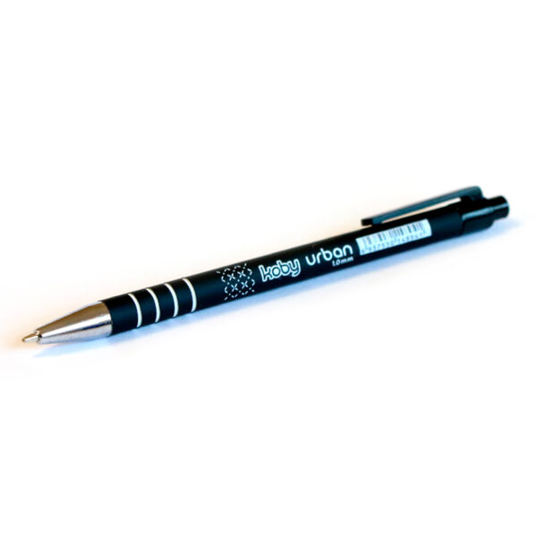 BOLIGRAFO KOBY URBAN 1.0 NEGRO RETRACTI GRIP