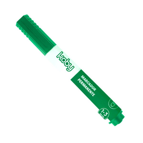 MARCADOR KOBY PERM VERDE REDONDA