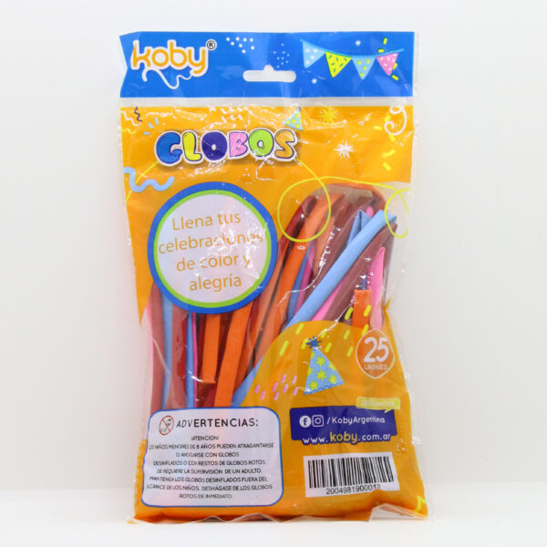 GLOBO LARGO X25 SURTIDO