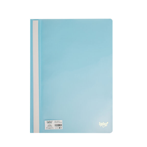 CARPETA BASE OP. A4 KOBY CELESTE PASTEL