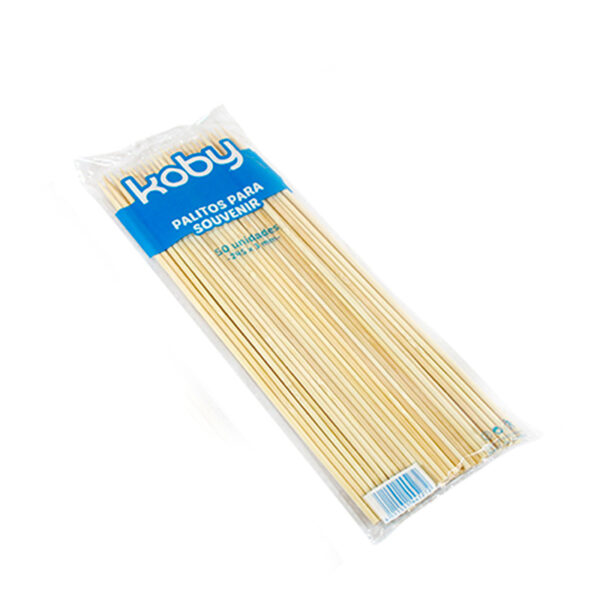 PALITO BROCHET KOBY X  50 UNID. 24.5CMX3MM
