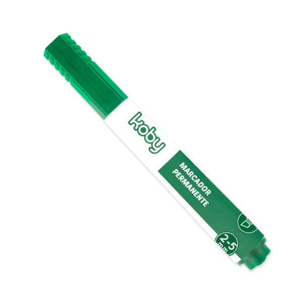 MARCADOR KOBY PERM VERDE BISELADA